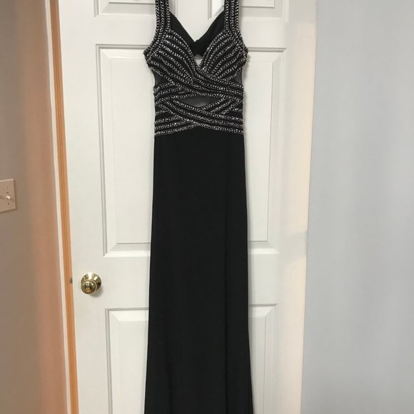 Black beaded dress - Picture 2 of 4